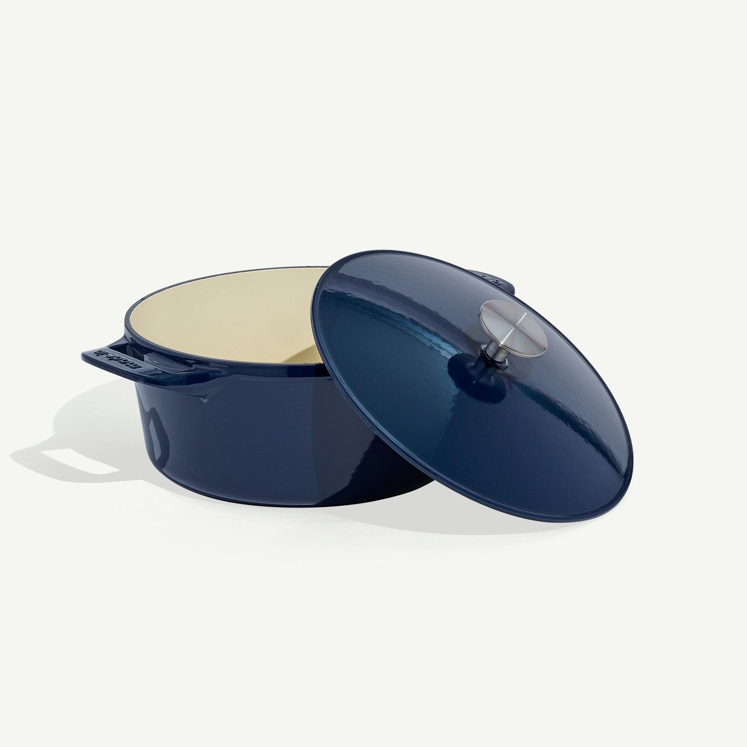 Round Enameled Cast Iron Dutch Oven - Image 7