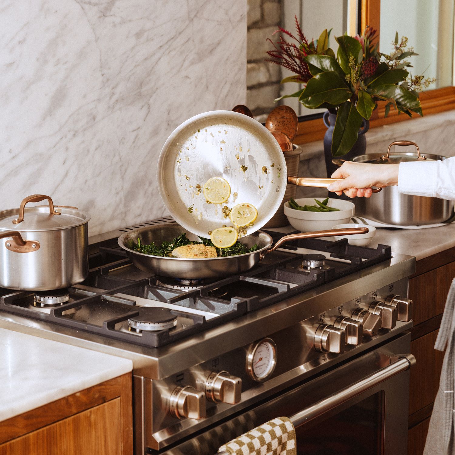 Stainless Clad Frying Pan - Image 6