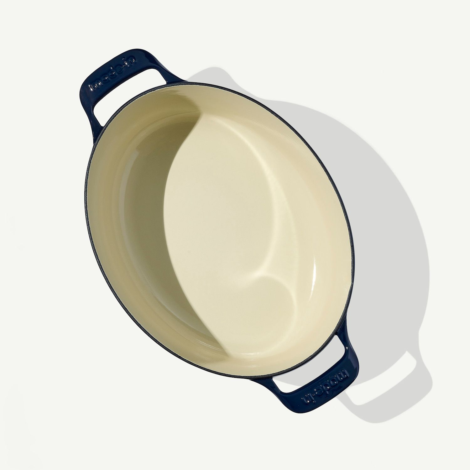 Oval Enameled Cast Iron Dutch Oven - Image 4