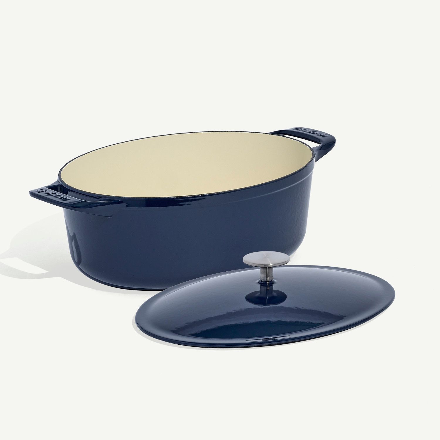 Oval Enameled Cast Iron Dutch Oven - Image 2