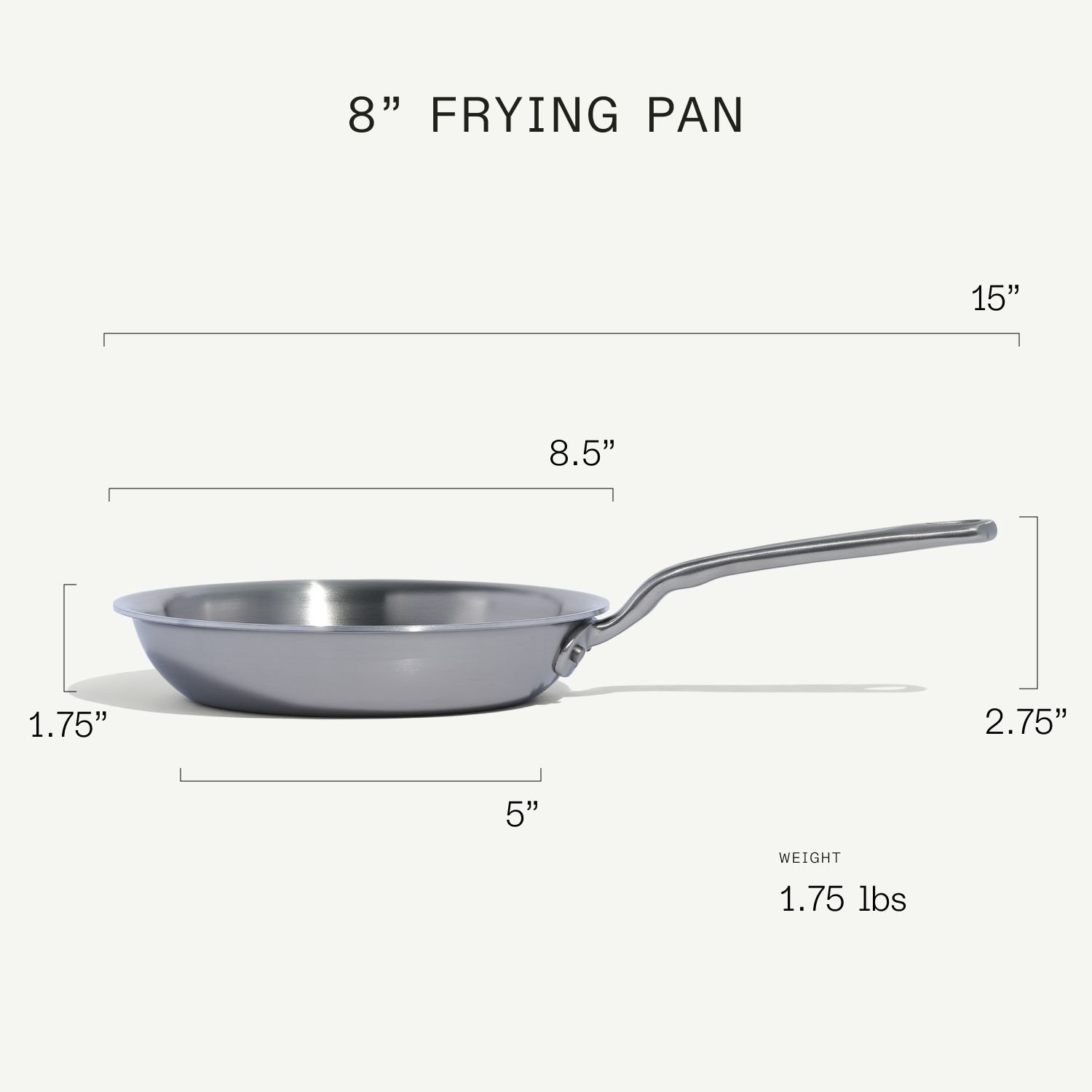 Stainless Clad Frying Pan - Image 4