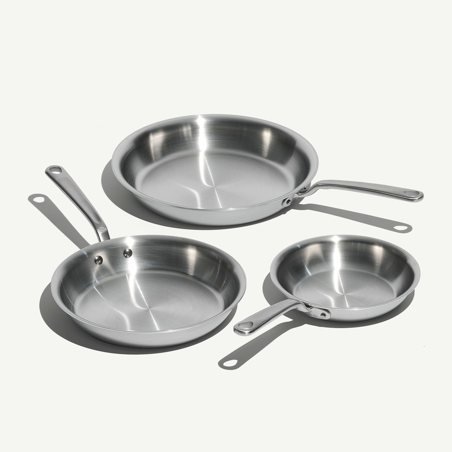 Stainless Clad Frying Pan Set