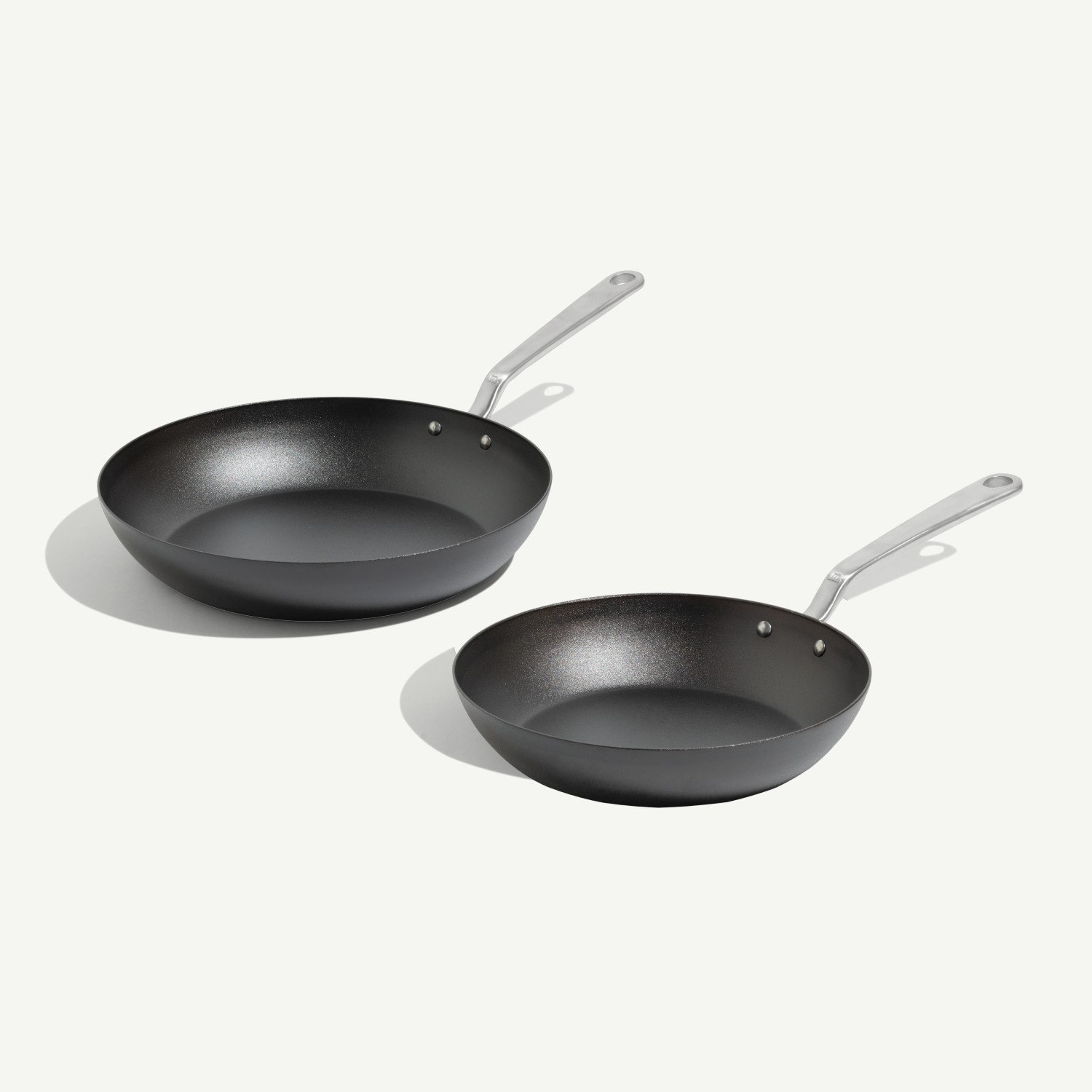 Seasoned Carbon Steel Frying Pan Set