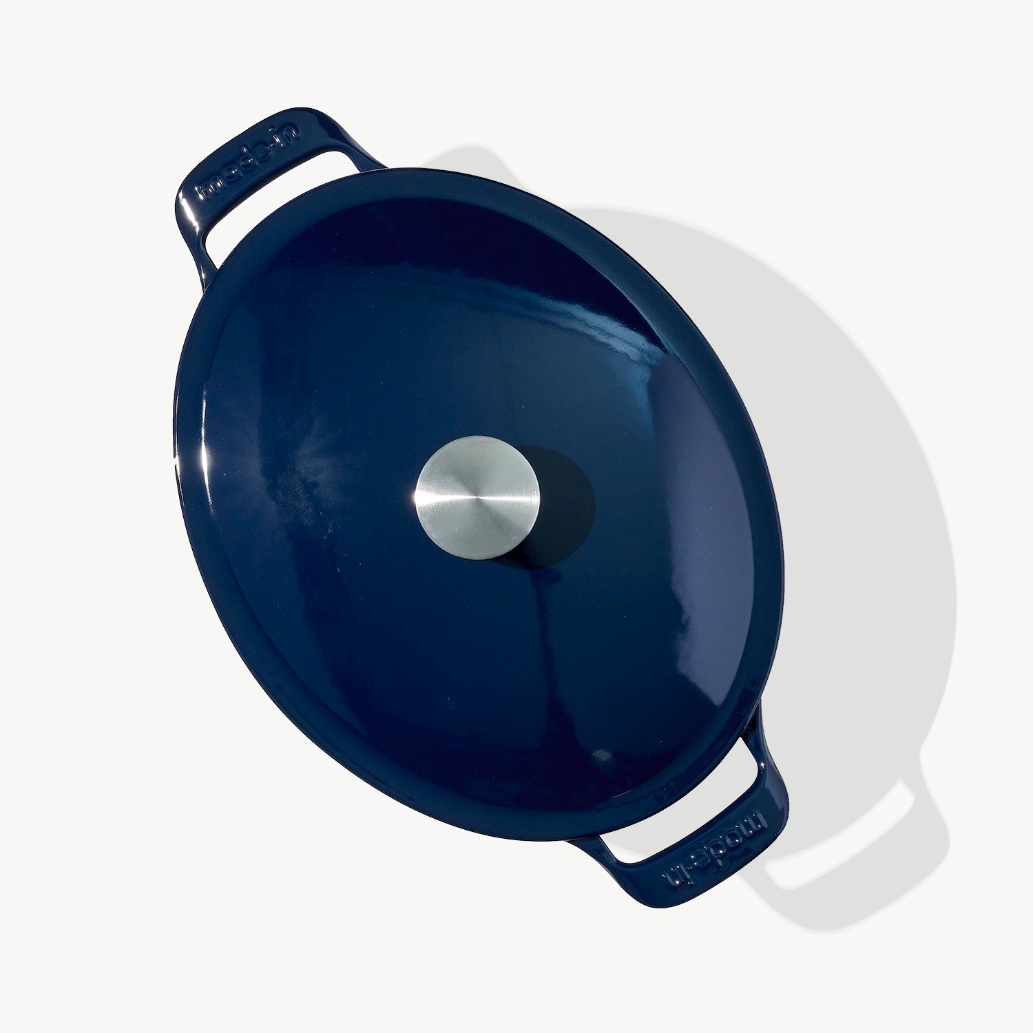 Oval Enameled Cast Iron Dutch Oven - Image 3