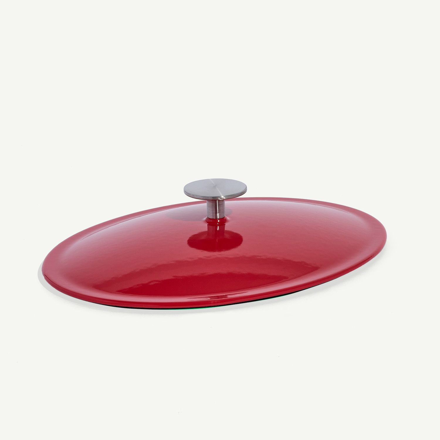 Oval Enameled Cast Iron Dutch Oven - Image 6