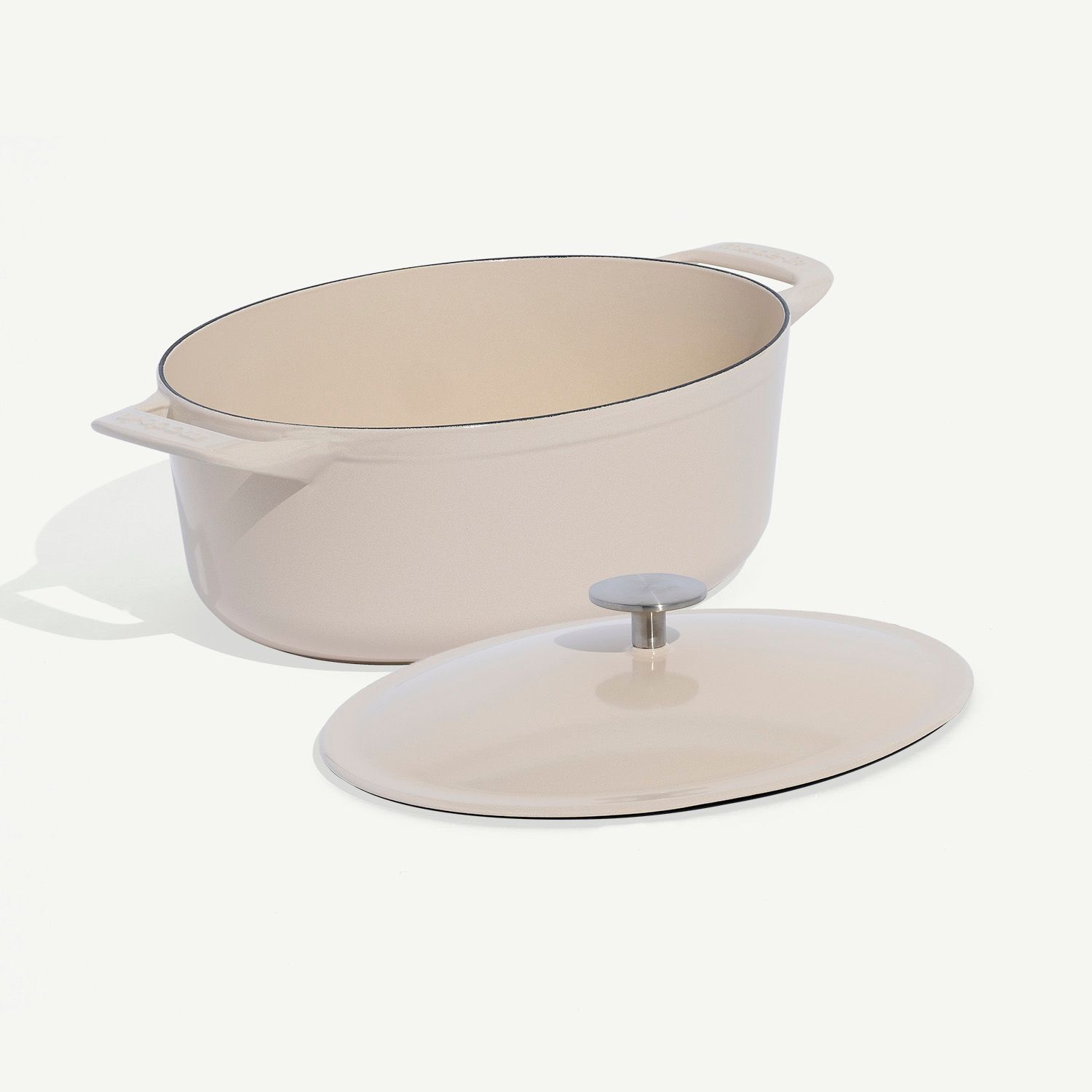 Oval Enameled Cast Iron Dutch Oven - Image 2