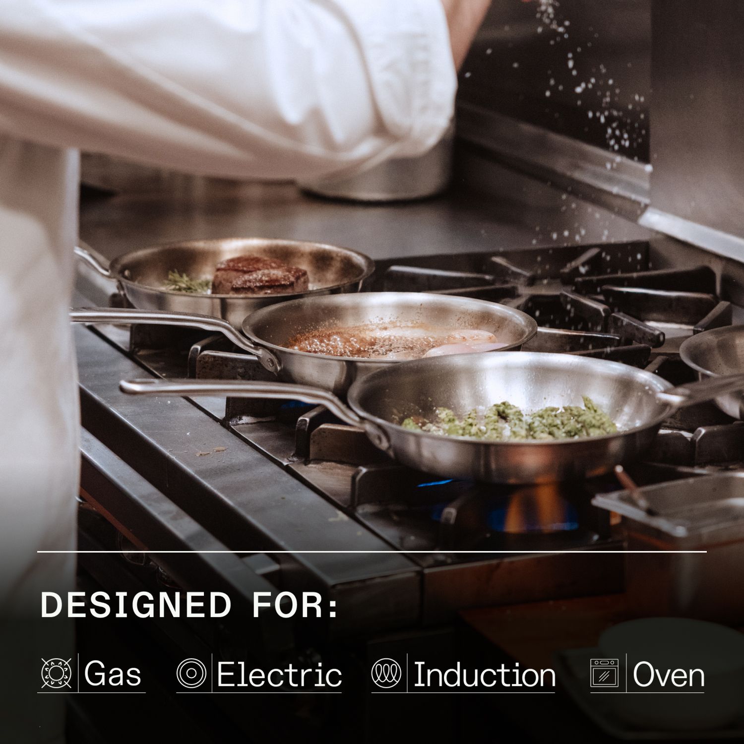 Stainless Clad Frying Pan - Image 8