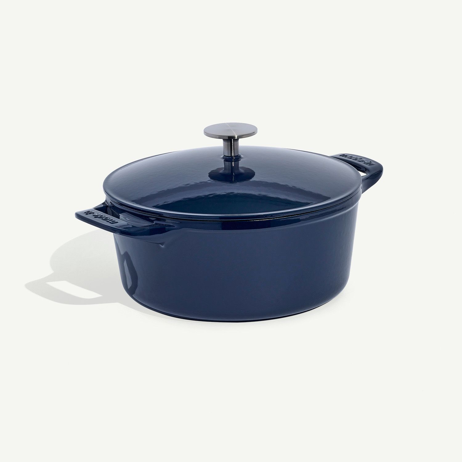 Round Enameled Cast Iron Dutch Oven - Image 3