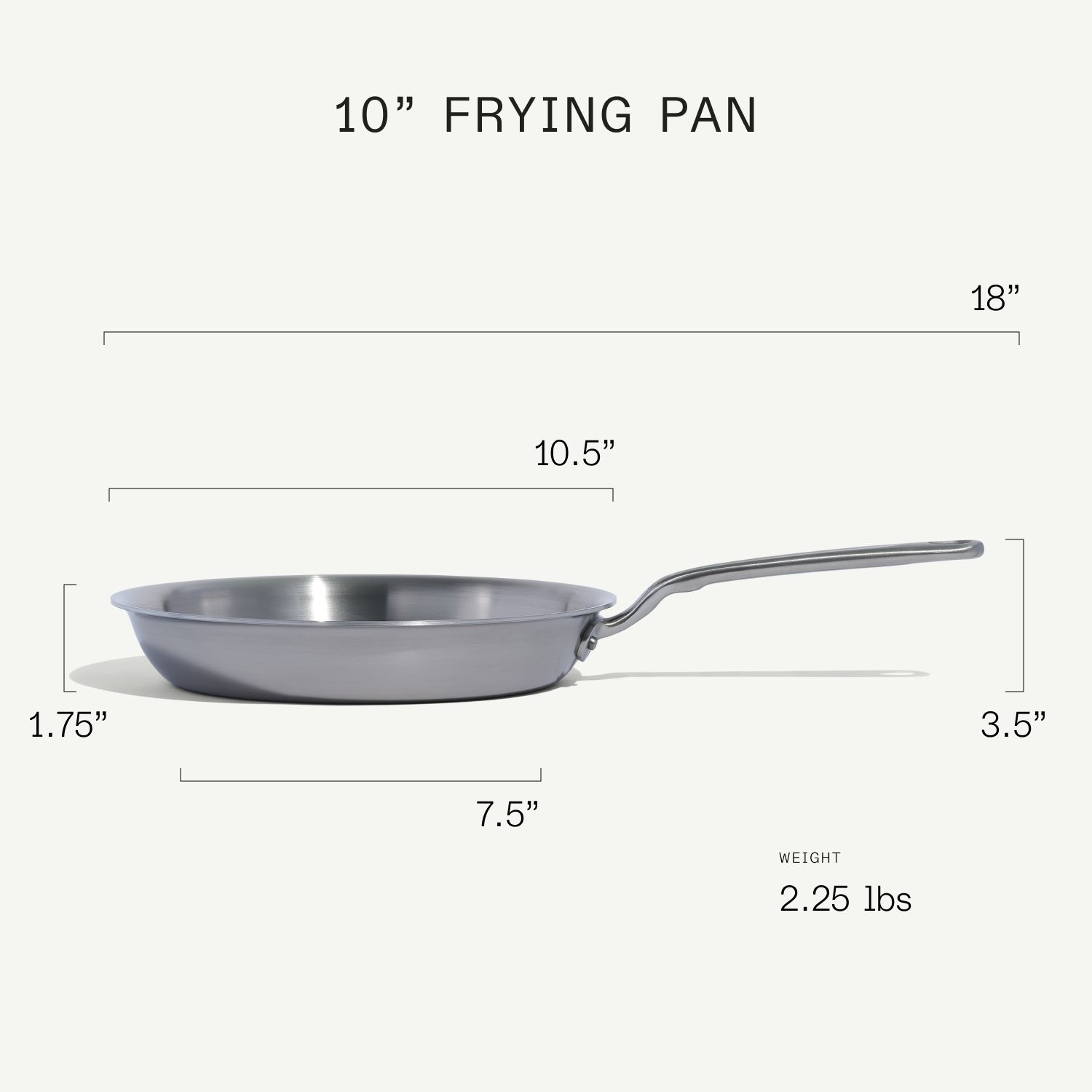 Stainless Clad Frying Pan - Image 4
